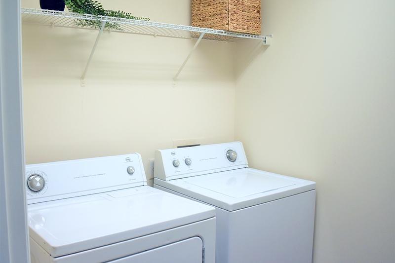 Full Size Washer & Dryer | Each apartment home includes a full-size washer and dryer for your convenience. 