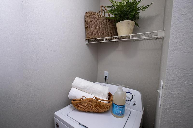 Washer & Dryer Included! | Full-size washer and dryer appliances are included in every apartment home!
