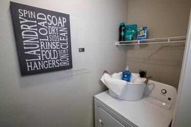 Full Size Washer & Dryer | Full size washer & dryer appliances are included within your apartment home.