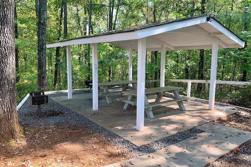 Picnic Areas | Cookout at one of our picnic areas featuring charcoal grills.