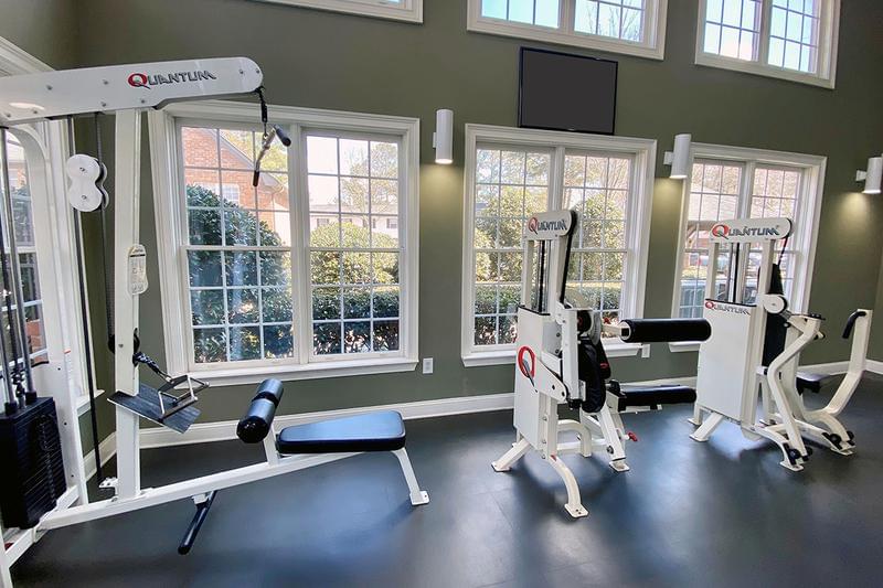 Cardio & Weight Training Equipment | Our fitness center is fully equipped with all the cardio and weight training equipment you could ask for!