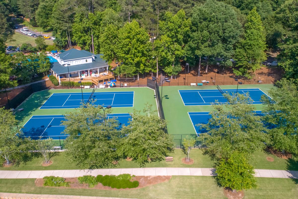 Play a game of tennis at one of our many tennis courts.
