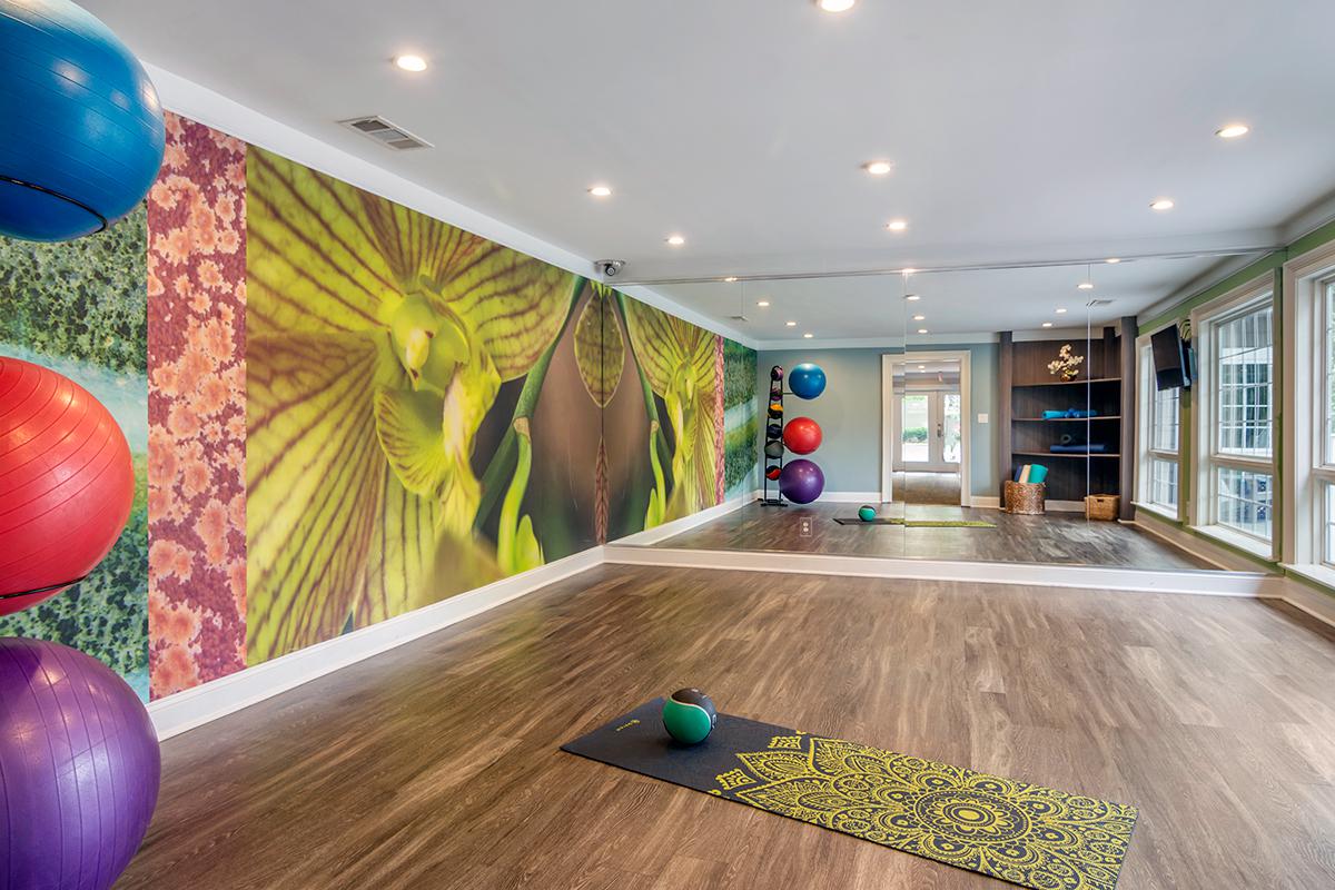 Attached to our fitness center is a yoga studio.