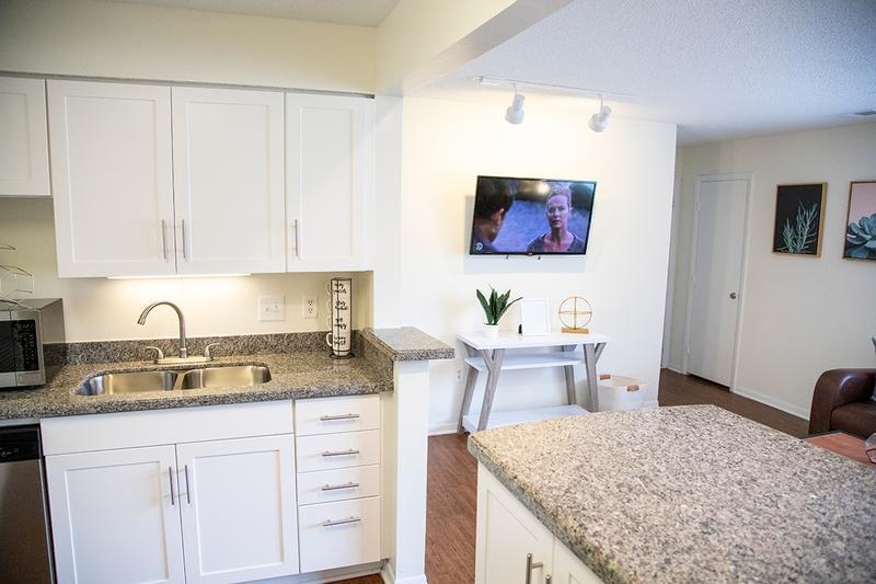 Kitchen | Our spacious open layouts allow you to entertain while cooking.
