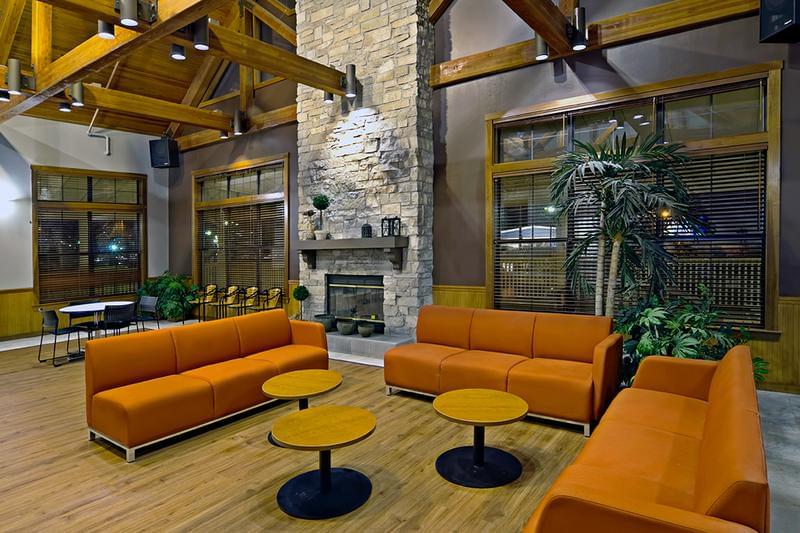 One North Clubhouse | Come on into our clubhouse and sit with friends by the fire or catch up on your schoolwork.