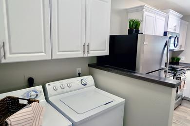 Washer & Dryer Appliances | Full size washer and dryer appliances included within your apartment home.
