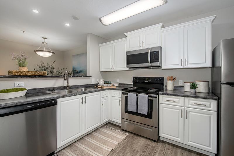 Stainless Steel Appliances | Kitchens feature stainless steel appliances.