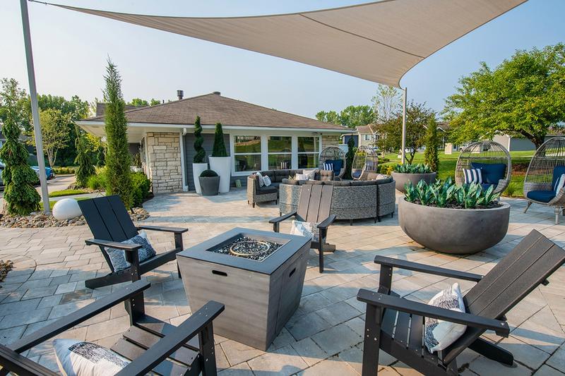 Cloud Lounge Fire Pit | Warm up by one of our community fire pits.