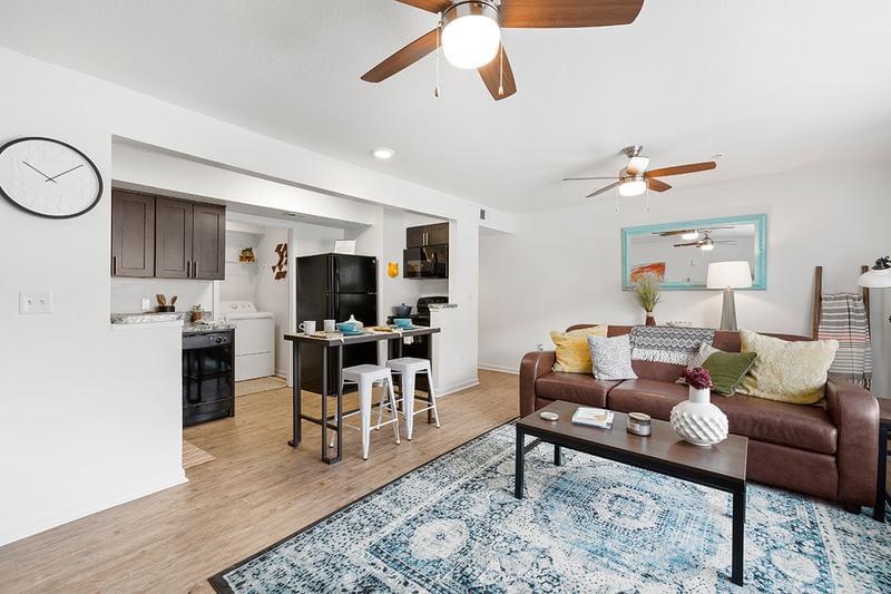 Open Floor Plans | Our spacious layouts feature a breakfast bar and tons of natural lighting!