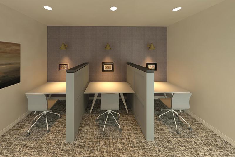 Study Lounge* | *RENOVATIONS COMING SOON! Private study rooms available for all residents - 24 hour access!
