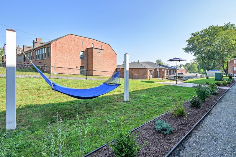 Hammock Garden | Relax in our hammock garden.
