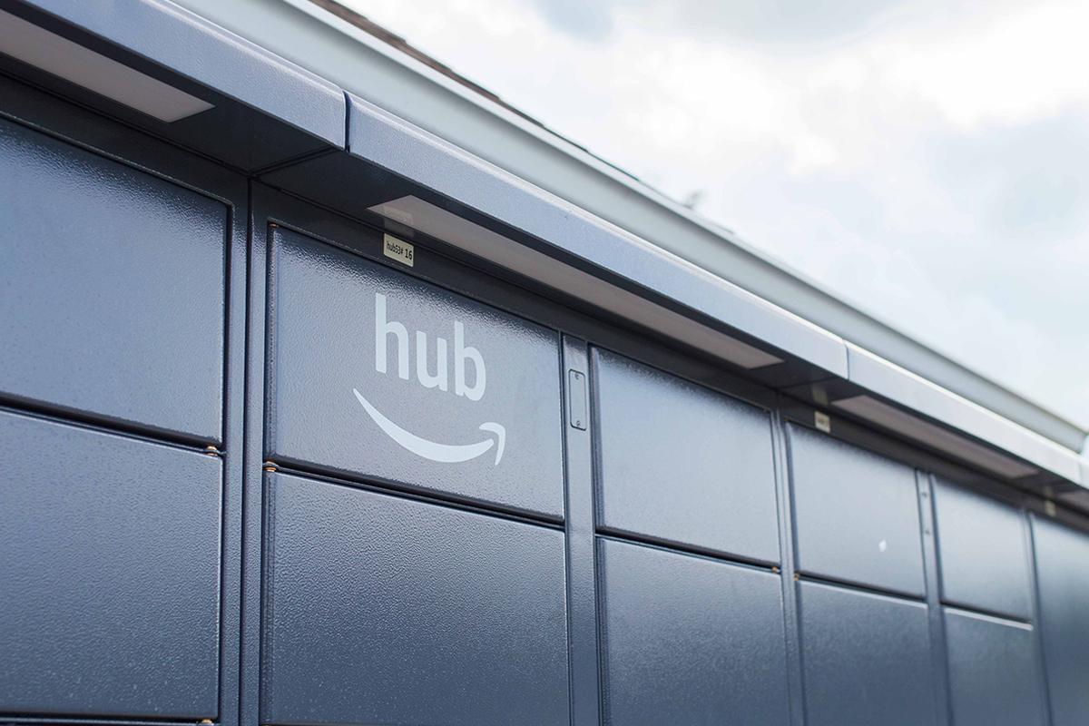 Retrieving your packages just got easier with our Amazon Hub package lockers! 