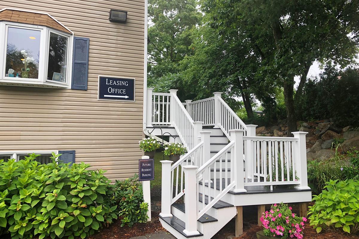 Come on into our leasing office to say hello!