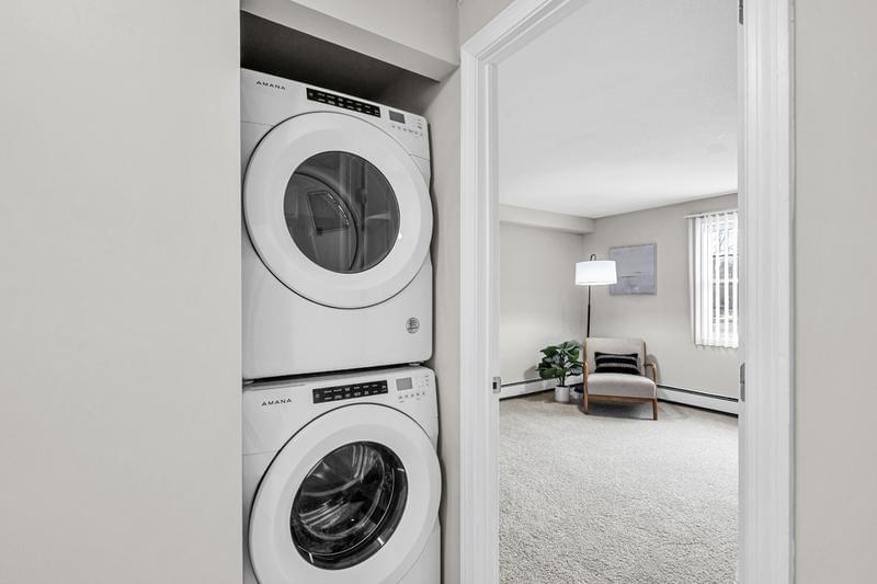 In-Unit Washer/Dryer | Select apartment homes are complete with washer and dryer appliances!