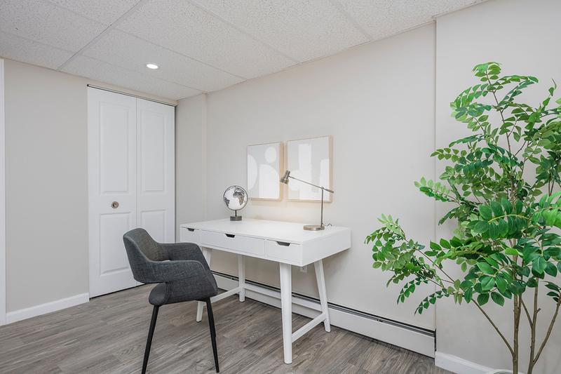 Basement | Your finished basement is a great area for an office. 