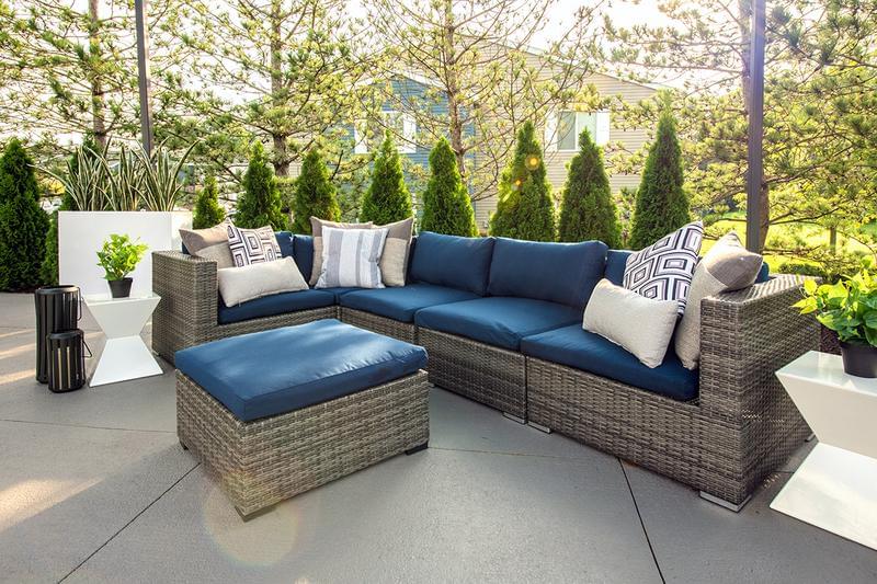 Outdoor Lounge Seating | Our outdoor lounge features plenty of comfortable seating. 