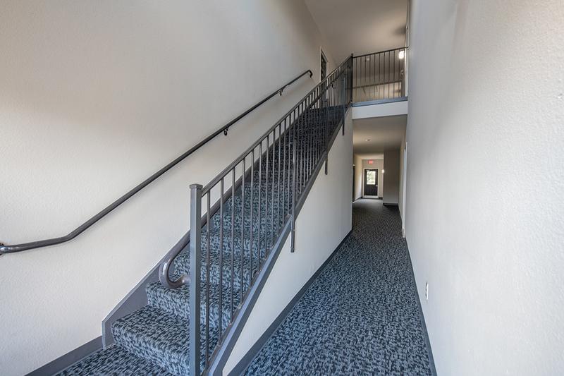 Interior Breezeway | Our interior breezeway will lead you to your apartment home.