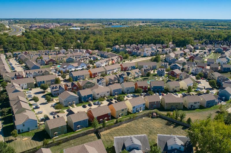 Aerial View of Community | A bird's eye view of our community.