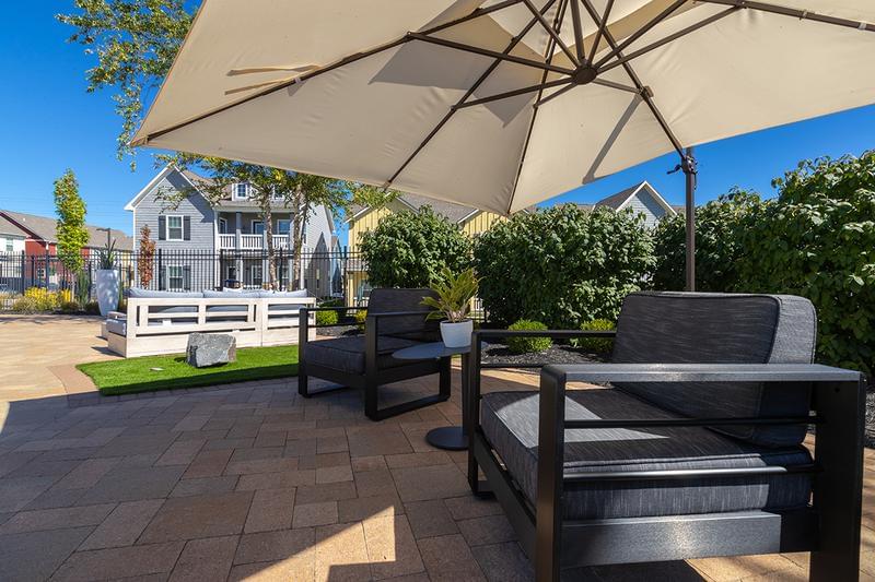 Outdoor Lounge | Relax in the sun or shade at our outdoor lounge.