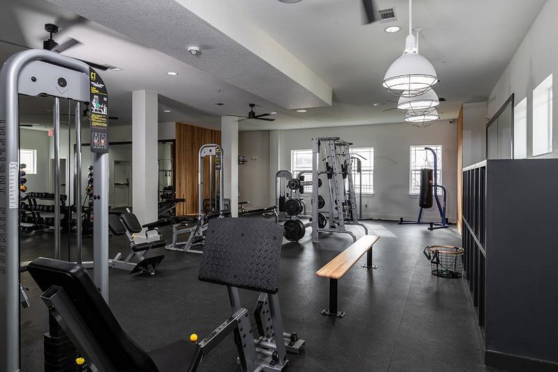 Weight Room | Our fitness center features an extensive weight room with all the equipment you need.