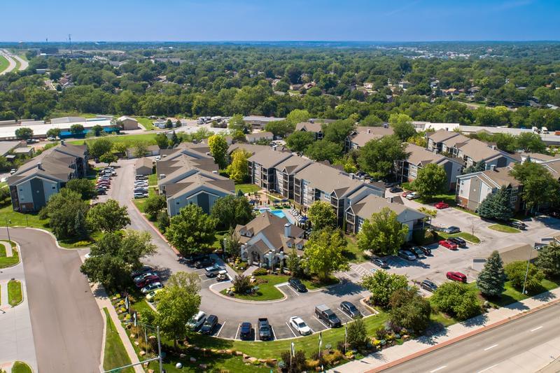 Aerial View of Community | A birds-eye view our community.