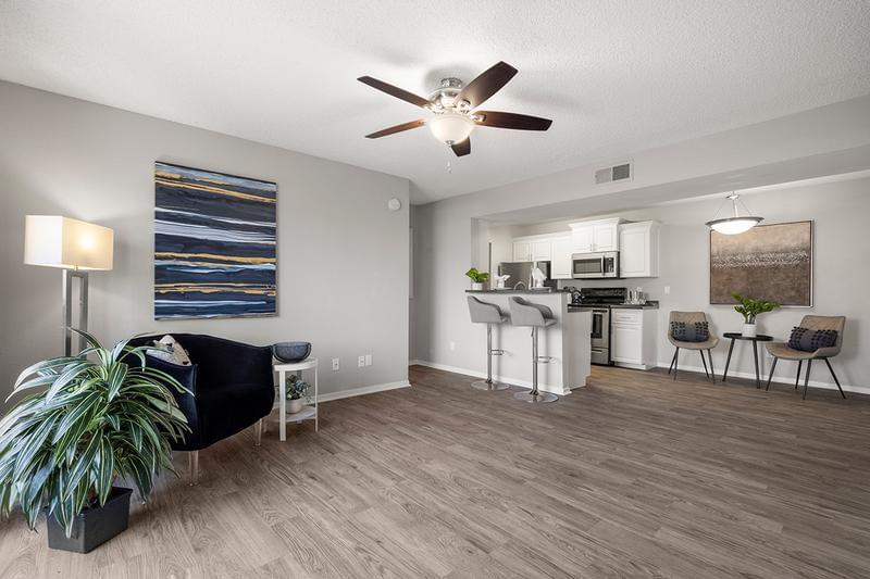Open Floor Plans | You'll love our spacious, open floor plans featuring a separate dining area and breakfast bar.