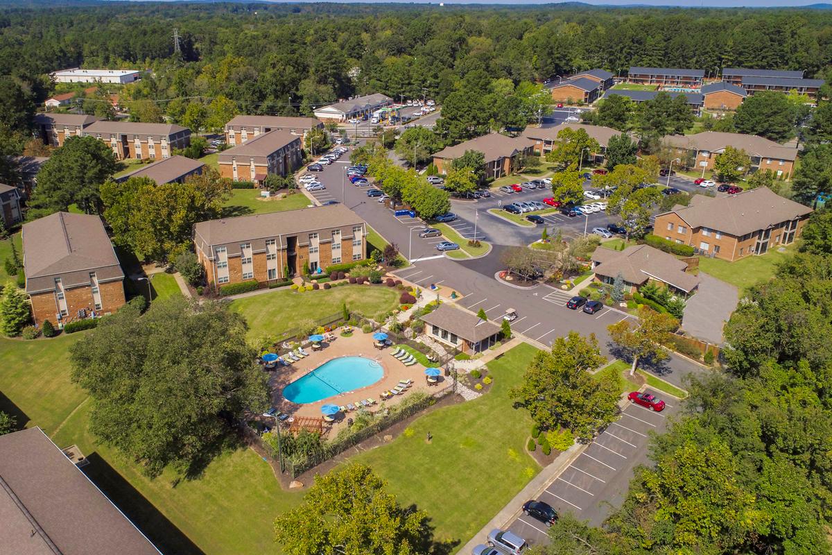 An aerial view of our community.