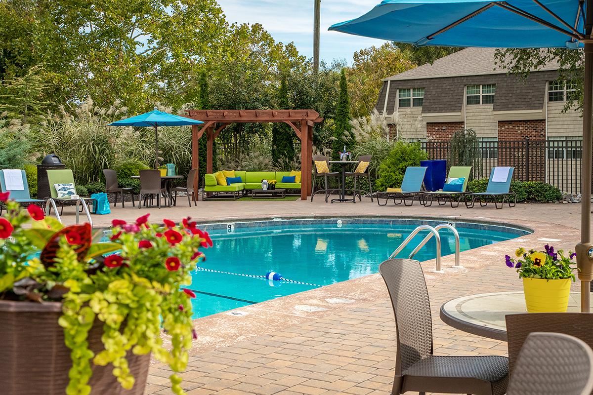 Enjoy a relaxing time by our pool after a long day.