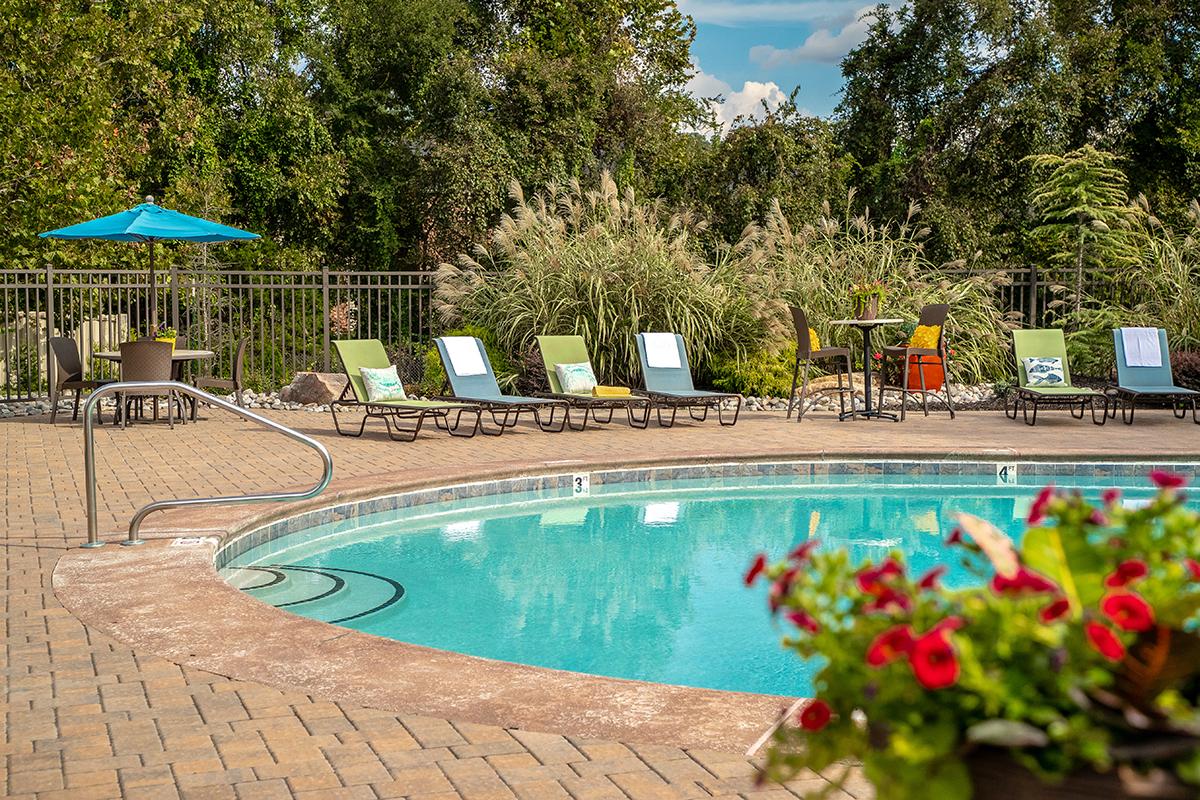 Lay out by the pool in one of our poolside loungers.
