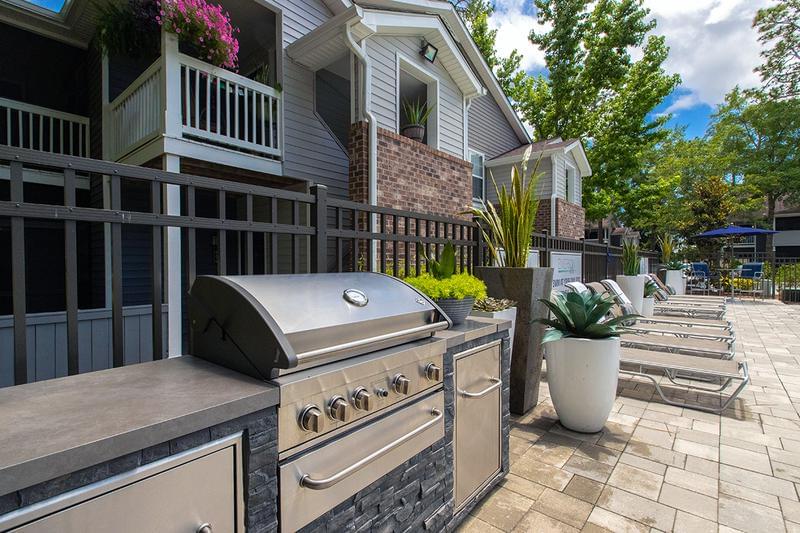 BBQ Grill | Have a cookout by the bool utilizing our gas grill.