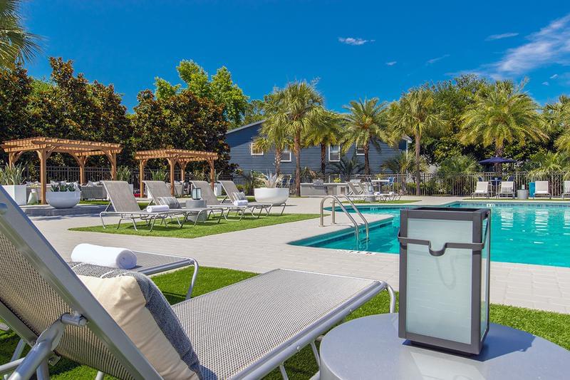 Poolside Seating | Our pool offers plenty of poolside seating.
