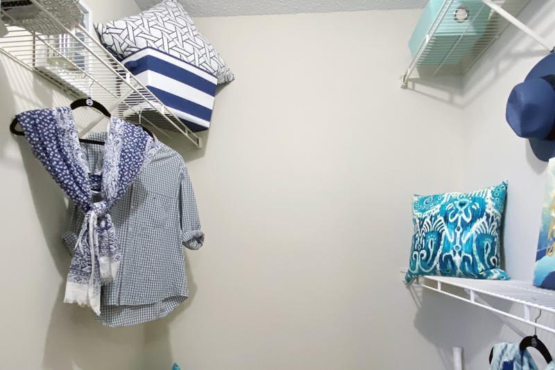 Walk-In Closets | Master bedrooms feature spacious walk-in closets with built-in organizers.