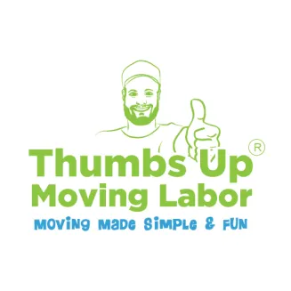 The logo for Thumbs Up Moving Labor.