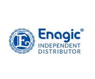 The logo for Enagic. 
