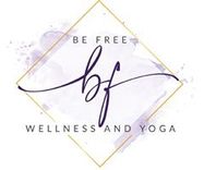 The logo for Be Free Wellness and Yoga.