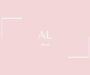 The logo for AL Skin.  