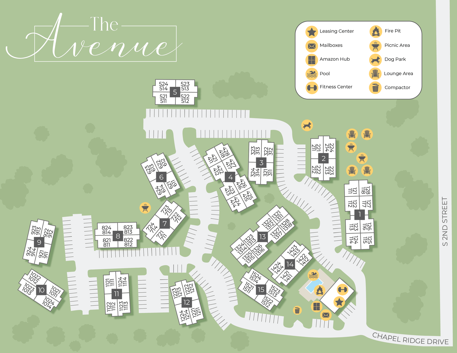 The Avenue Property Map