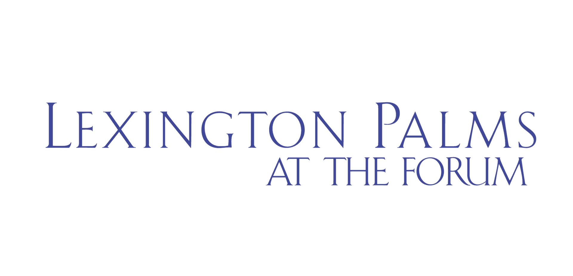 The property logo for Lexington Palms Apartments
