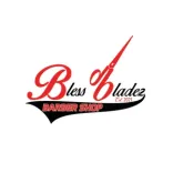 The logo for Bless Bladez Barbershop.