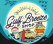 The logo for Gulf Breeze Shop.