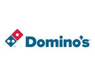 The logo for Domino's Pizza.