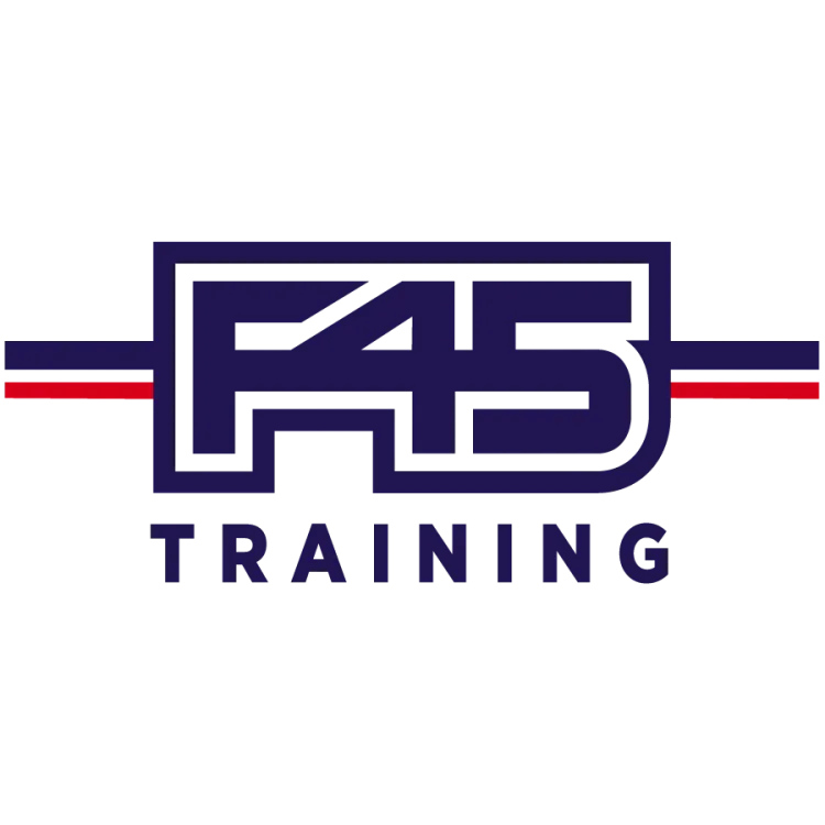 The logo for F45 Training.