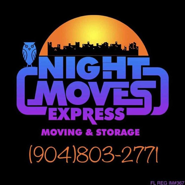 The logo for Night Moves Express.