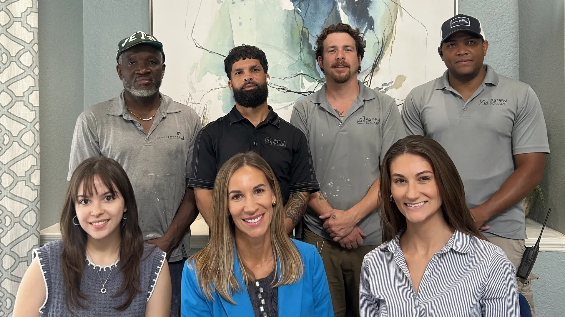 The staff at Indigo Isles community.