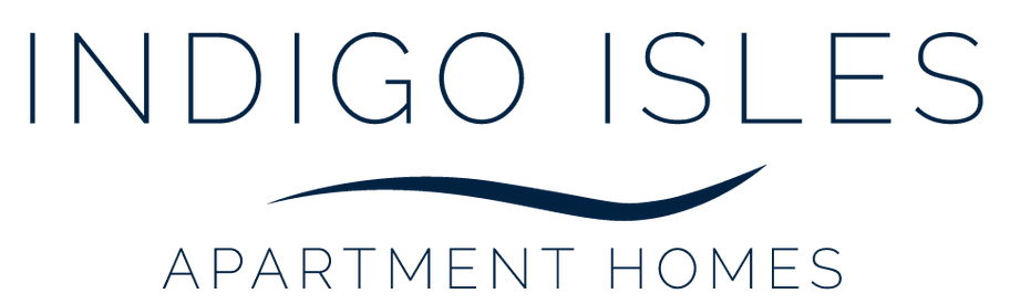 The official logo for the Indigo Isles community. 