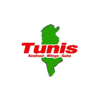 The logo for Tunis Seafood, Wings & Subs.