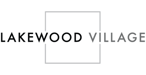 The logo for Lakewood Village.