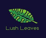 The logo for Lush Leaves.  