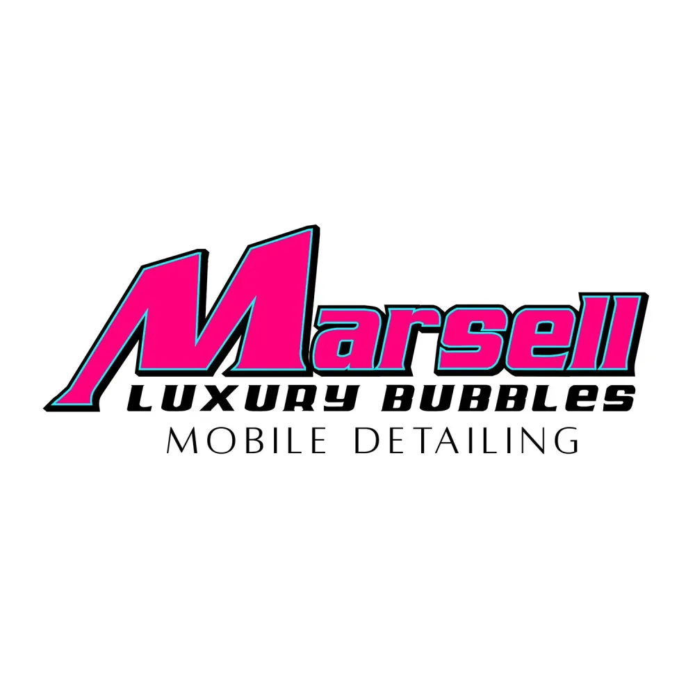 The logo for Marsell Luxury Bubbles Mobile Detailing.