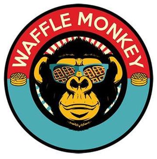 The logo for Waffle Monkey